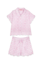 Scalloped Pajama Short Set