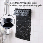 Non-Slip Bath and Shower Mat with Pebble Design