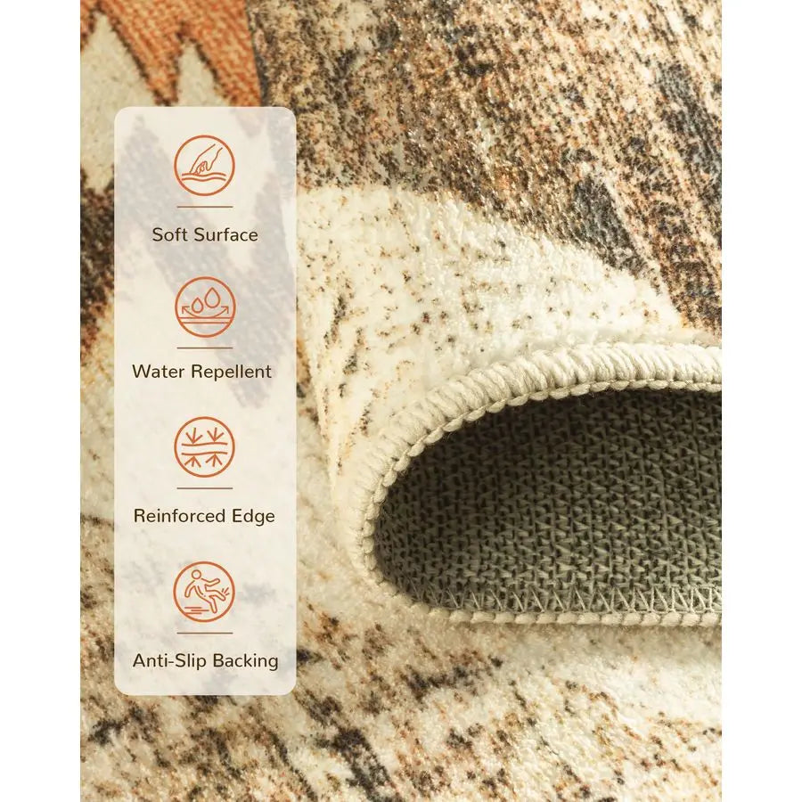 Western Print Rug 8x10