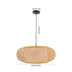 Large Wicker Pendant Lamp