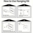 Modern 3D Block Design on Canvas and 1.5" Solid Wood Frame