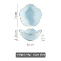 Japanese Sakura Ceramic Dish
 Cherry Blossom Kawaii Plate Sauce Dish Flower Bowl for Kitchen Sauce Vinegar Dishes