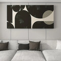 Abstract Bauhaus Painting on Canvas