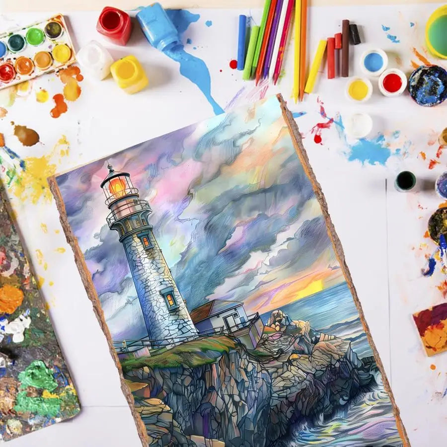 5-Pack Unfinished Wood Planks with Live Edge Bark