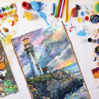 5-Pack Unfinished Wood Planks with Live Edge Bark