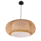 Large Wicker Pendant Lamp