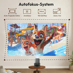 4K Portable Short Throw Projector