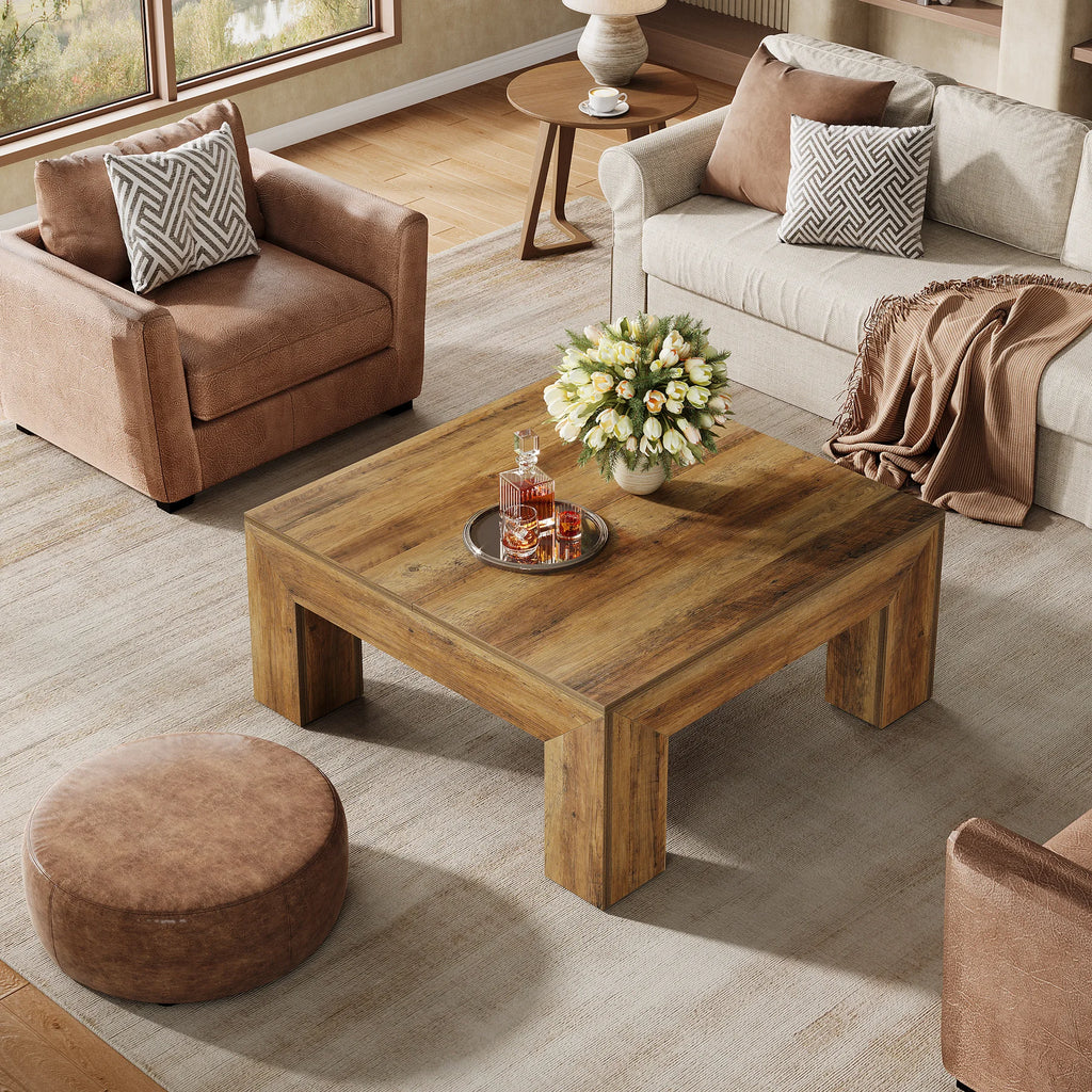 Square Rustic Coffee Table