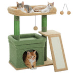 2-level Cat Tower with Sisal Scratching Post and Pad
