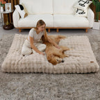 Large Plush Dog Mattress