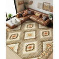 Western Print Rug 8x10