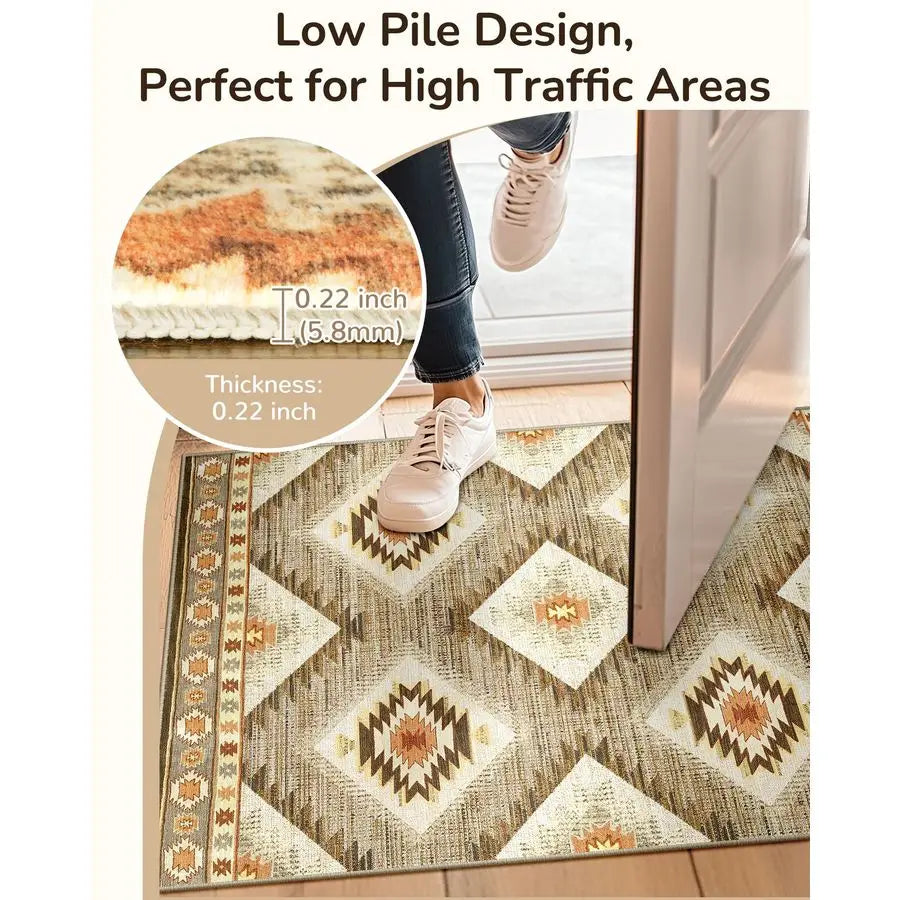 Western Print Rug 8x10