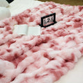 Faux Rabbit Fleece Blanket