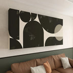 Abstract Bauhaus Painting on Canvas