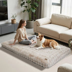 Large Plush Dog Mattress