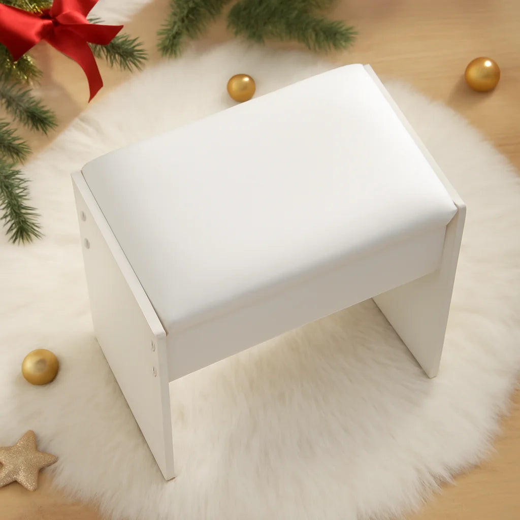 Vanity Stool with Soft Cushion