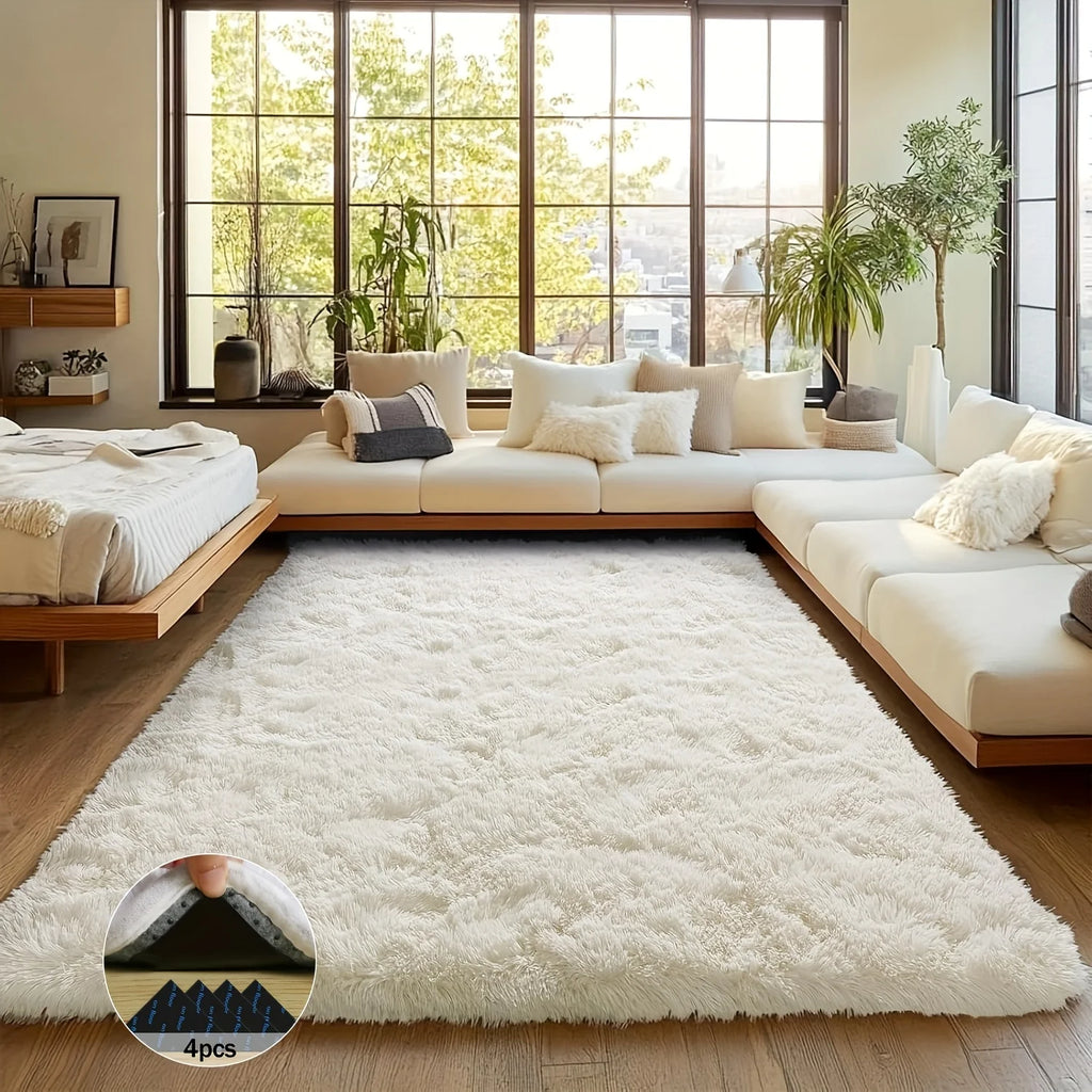 Modern Shag Rug with Non-slip Bottom
