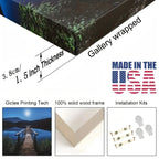 Colorful Abstract Painting on Canvas