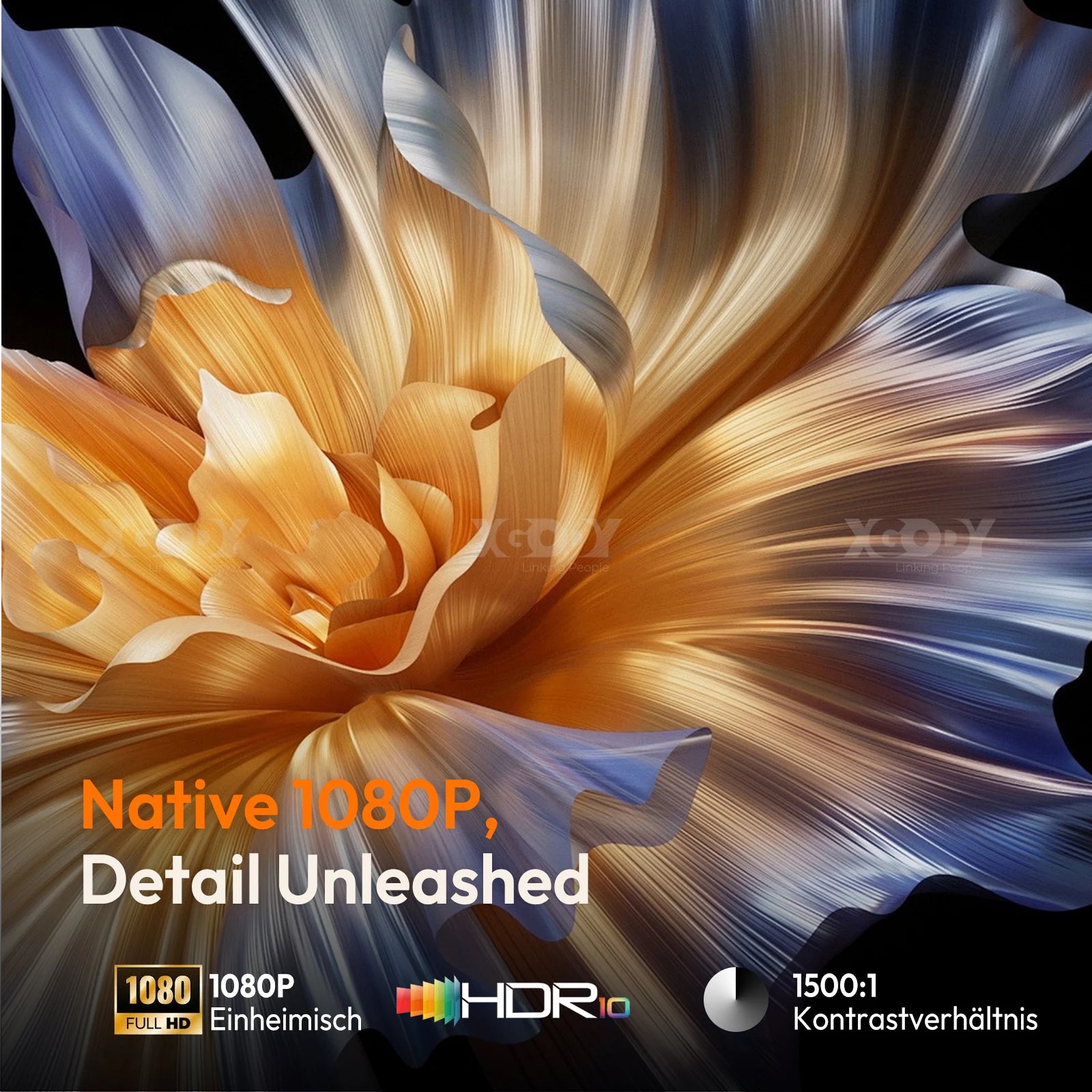 4K Portable Short Throw Projector