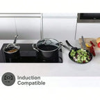15 Pc Hammered Nonstick Cookware Set