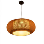 Large Wicker Pendant Lamp