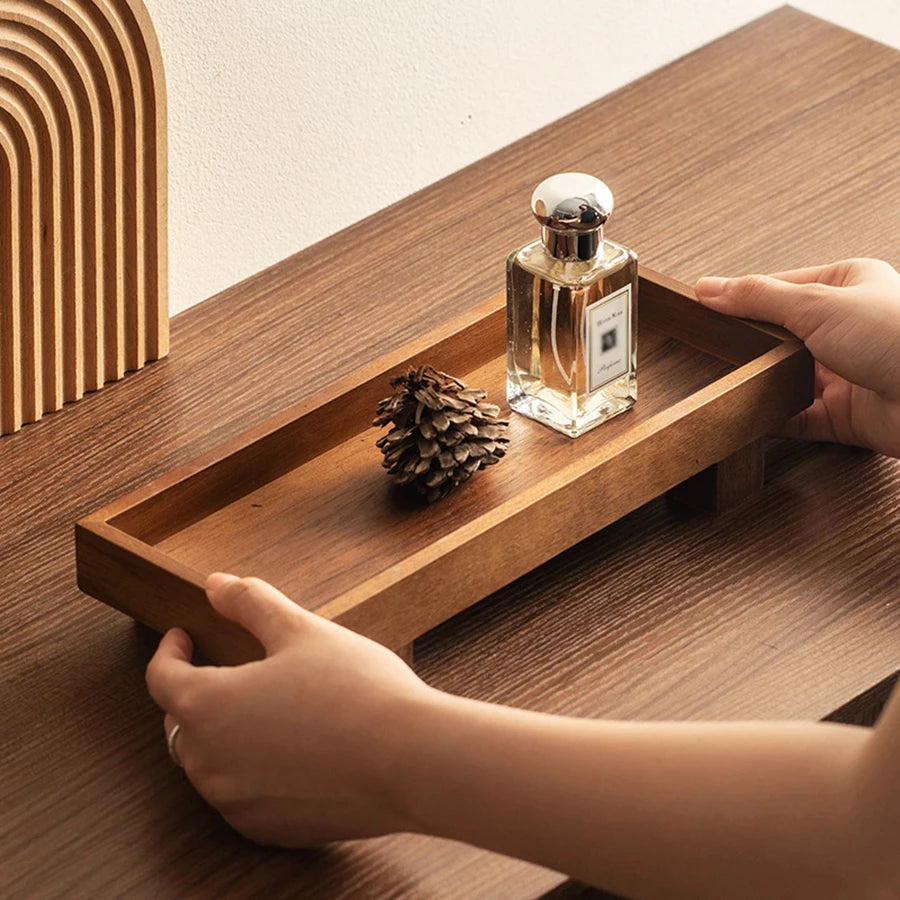 Japanese  Wooden Gongfu Tea Tray