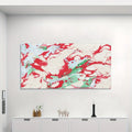 Colorful Abstract Painting on Canvas