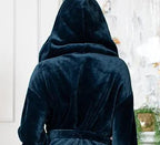 Women’s Plush Hooded Robe - Spa-Worthy Comfort at Home
