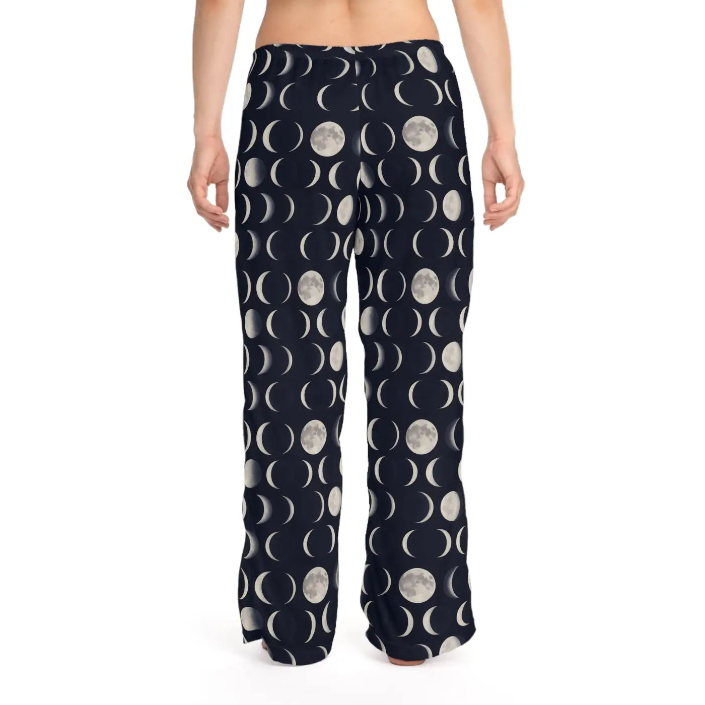 Celestial Women's Pajama Pants - All-Over Moon Phase - Dipaliz
