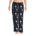 Celestial Women's Pajama Pants - All-Over Moon Phase - Dipaliz