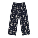 Celestial Women's Pajama Pants - All-Over Moon Phase - Dipaliz