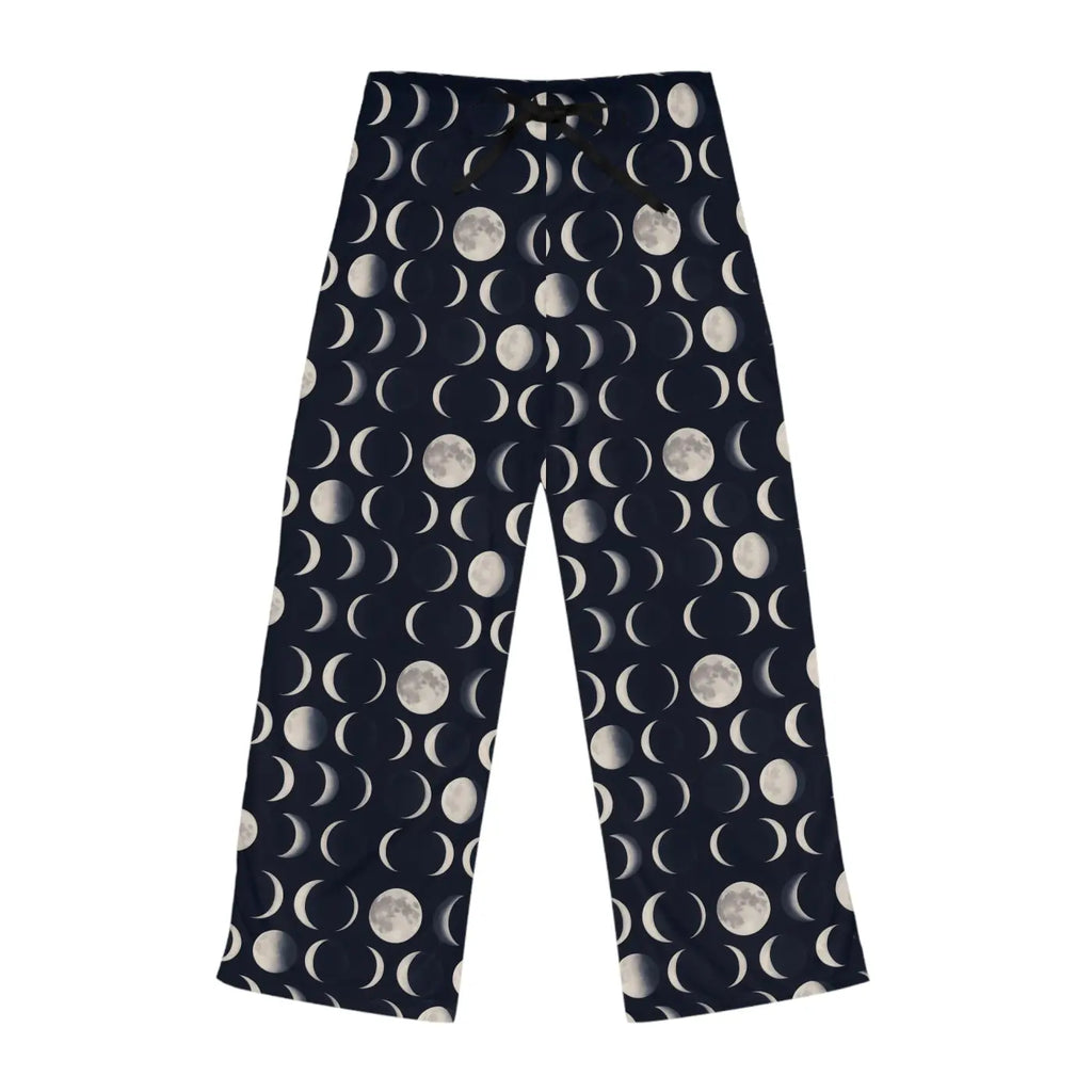 Celestial Women's Pajama Pants - All-Over Moon Phase - Dipaliz